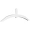 Ekena Millwork Archdale Architectural Grade PVC Gable Bracket, 72"W x 21"H x 2"D x 4"F, 7/12 Pitch GBP072X21X0204ARC00 - alternate 1